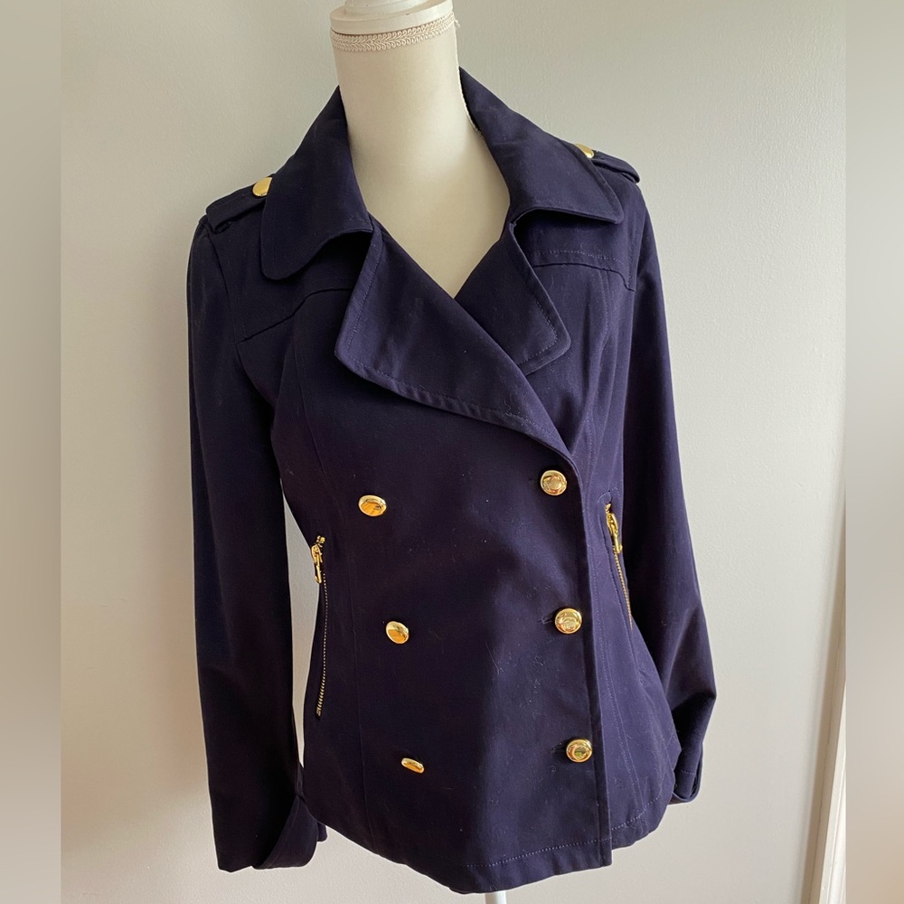 Women’s Guess Double Breasted Navy Blue Blazer Size M